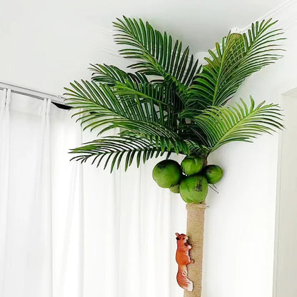 Artificial Coconut Artificial Palm Leaves Stems Fake Palm Leaves Palm Tree  for Home Office Party Arrangement Wedding Decoration