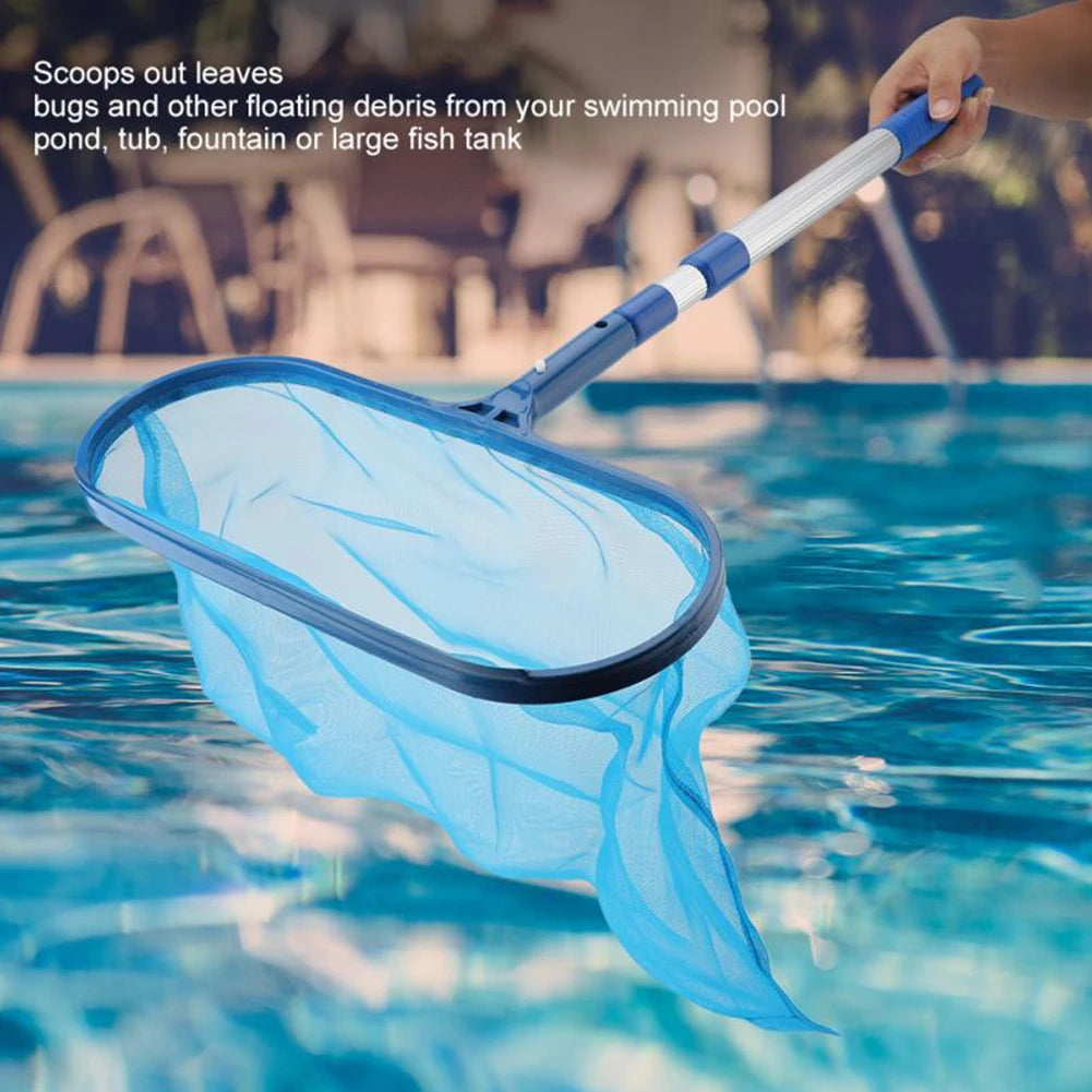 Leaf Skimmer Net Professional Pool Cleaning Net Multi-function Portable Practical Durable Lightweight Swimming Pool Accessories