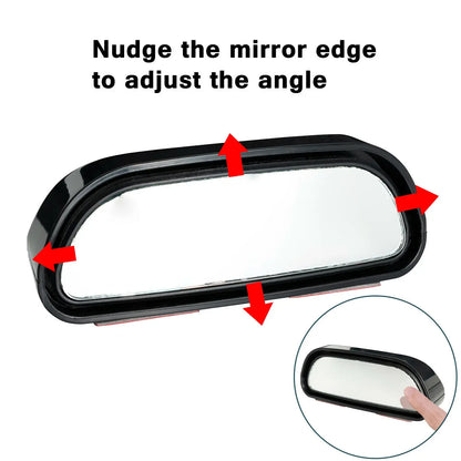 Universal Car Mirror 360° Adjustable Wide Angle Side Rear Mirrors blind spot Snap way for Parking Auxiliary Rear View Mirror