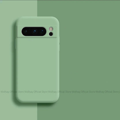 For Google Pixel 8 Pro Case Google Pixel 6A 7A 6 7 8 Pro Cover Shockproof Liquid Silicone Phone Back Cover Google Pixel 8 Pro