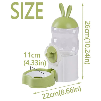 Portable Water Drinking Dispenser 800ml Large Capacity Automatic Water Drinker Easy To Clean Durable Pet Water Dispenser