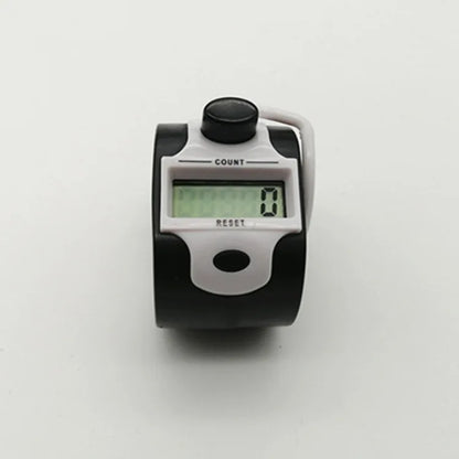 Electronic 5 Digit Number Counters Plastic Shell Hand Finger Display Manual Counting Tally Clicker Timer Soccer Golf Counter