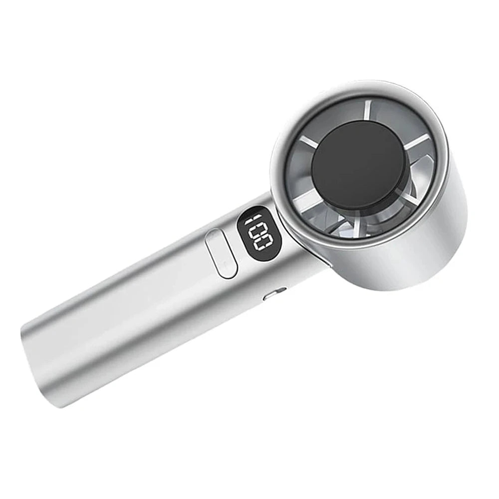 Xiaomi Portable Handheld Fan 120 Wind Speed Mini Leafless Handheld Fan USB Charging Fan Electric Charging