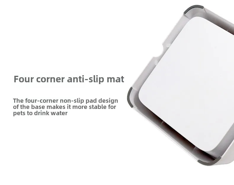 Pet bowl Dog water bowl Non-wet mouth floating bowl anti-spill cat water dispenser anti-splash dog bowl