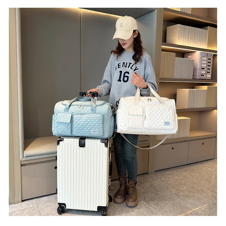 Fashion Travel Bag Handbags Large Capacity Carry On Luggage Bags Men Women Shoulder Outdoor Tote Waterproof Sport Gym Bag