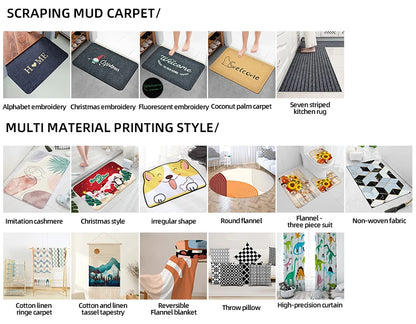 Bathroom Mat, Toilet Floor Mat, Absorbent Floor Mat, Washbasin Floor Mat, Washable Cuttable Floor Mat, Entry Door Mat, Bathtub F