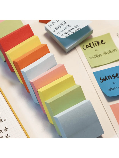 11pcs Colorful Sticky Notes, Suitable For Home, School, Office, Back To School, Aesthetic School Supplies, Stationary, Random co