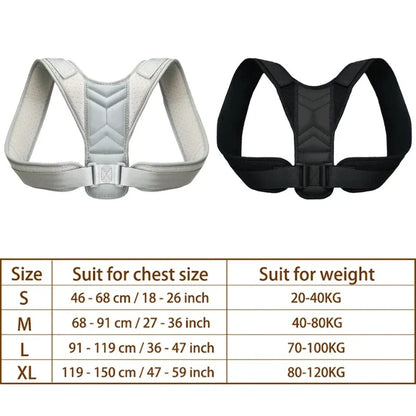1PC Posture Correction with Back Posture Correction, Home Office Shoulder and Back Protection, Sitting Posture Corrector