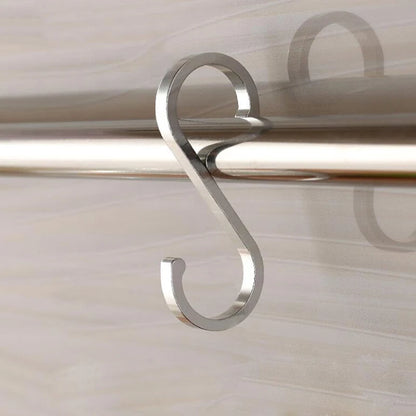 S Hook,  Aluminum S Shaped Hooks for Kitchen, Bathroom, Heavy Duty Hanger Hooks for Hanging Pots, Pans, Plants, Towels