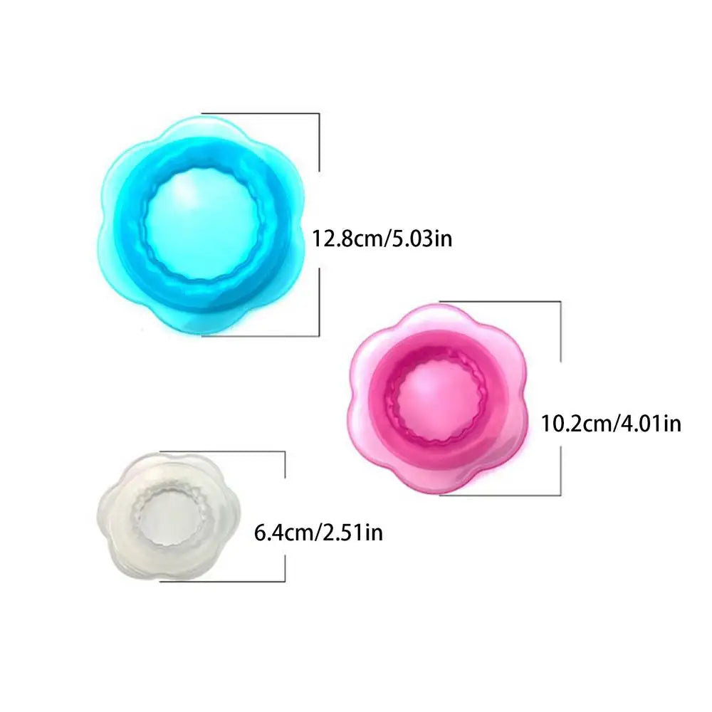 Silicone Stretch Lids Set Silicone Petal-Shaped Fresh-Keeping Bowl Lids Round Petal-Shaped Elastic Food Container Lids For