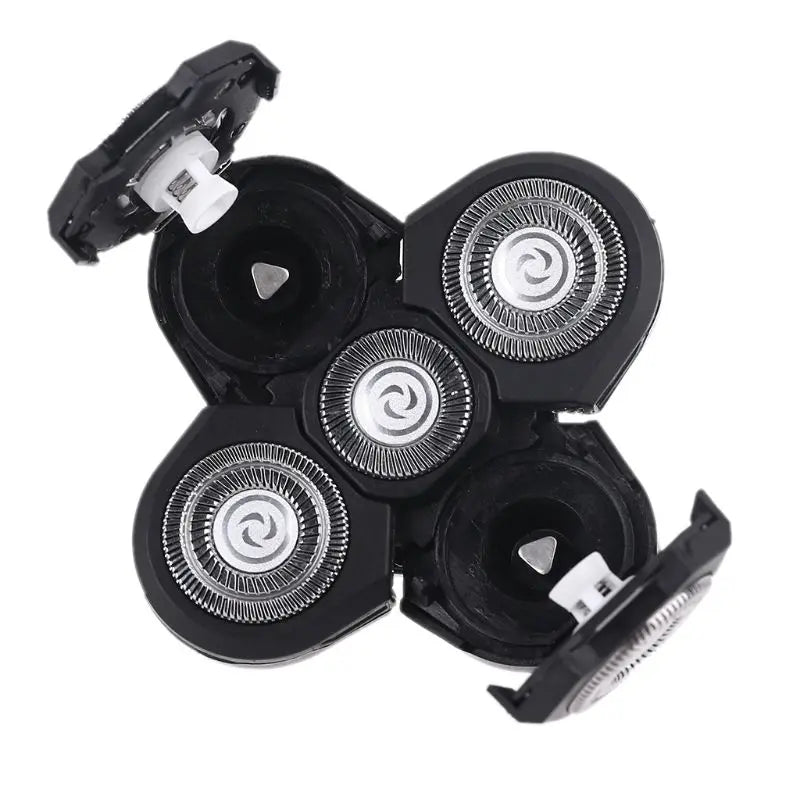 Replacement for Head Shavers 5 Heads Beard Hair Replacement Easy to Clean Electric Shaver Fit Your Face and for Dropship