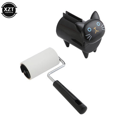 New Cute Cat Lint Remover Lint Roller Pet Hair Remover Clothes Fabric Shaver Pet Fur Dust Brushes Cleaning Sofa Sticky Removal