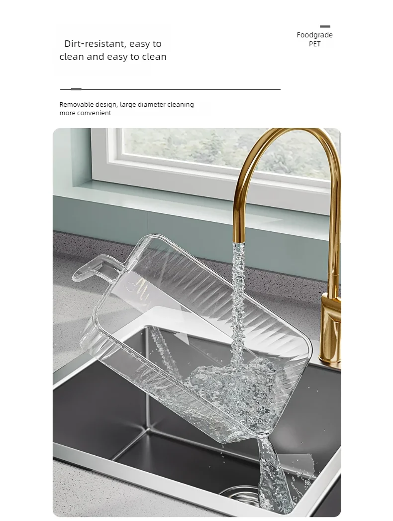 Stackable Refrigerator Storage Box with Lid, Capable of Storing Bread, Food, Vegetables, and Fruits，organizer box with handle