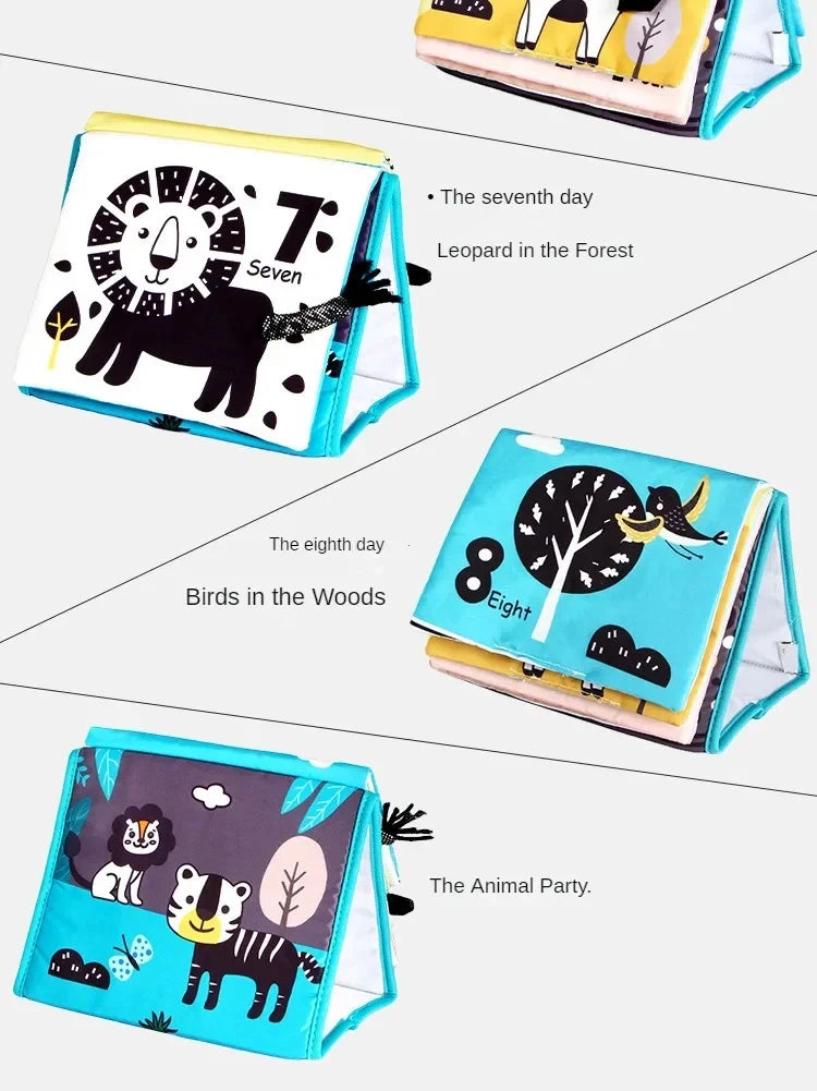 Baby Floor Mirror Sensory Toys Tummy Time for Babies Montessori Development Crawl High Contrast Activity Sensory Toy 0-6 Years