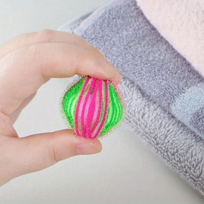 6PCS Pet Hair Remover for Laundry Lint Remover Washing Balls Reusable Dryer Nylon Balls Dogs Cats Hair Lint Remover for Laundry