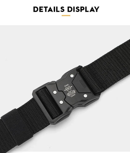 New Tactical Belt Outdoor Work  Training Belt Woven Belt Canvs Tactical Military Multi Function Combat Belt Denim Belt