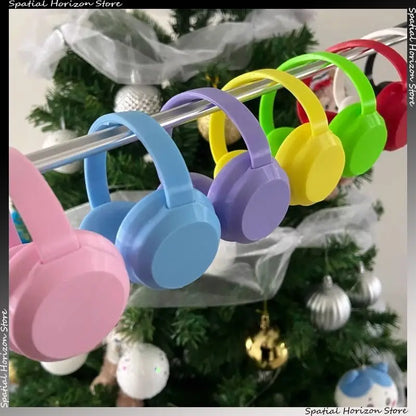 Labubu Headphone Cute Earphone for Labubu I II Mini Plush Doll Headset Decoration Fashion DIY Doll Accessories Gift