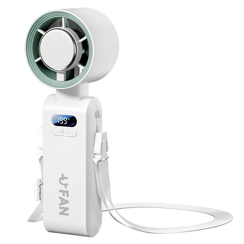 Handheld Fan, Portable Handheld Fan with Ice Function Turbo Powerful Rechargeable Fans  for Outdoor Indoor travel essentials