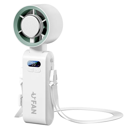 Handheld Fan, Portable Handheld Fan with Ice Function Turbo Powerful Rechargeable Fans  for Outdoor Indoor travel essentials