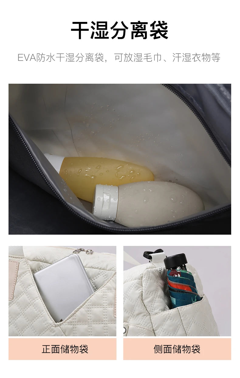 Large Capacity Travel Bags Luggage Organizer Bag Handbag Waterproof Portable Foldable Travel Clothes Storage Bag Shoulder Bags