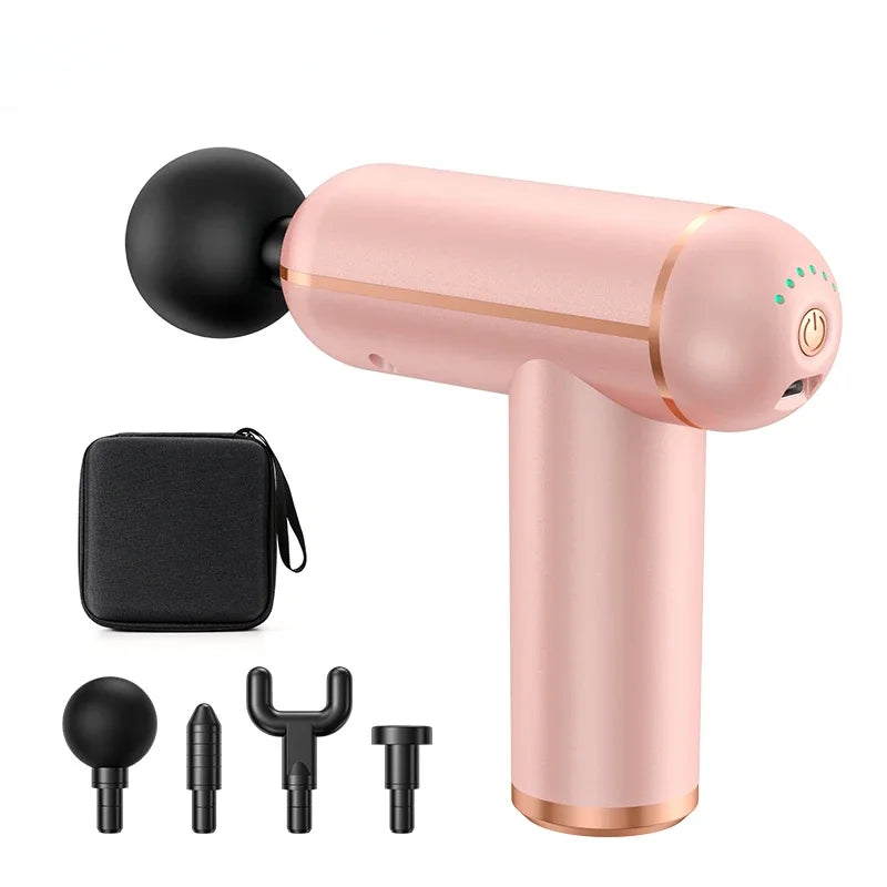 NEW Massage Gun Portable Percussion Pistol Massager For Body Neck Deep Tissue Muscle Relaxation Gout Pain Relief Fitness