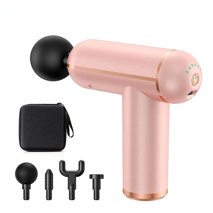 NEW Massage Gun Portable Percussion Pistol Massager For Body Neck Deep Tissue Muscle Relaxation Gout Pain Relief Fitness