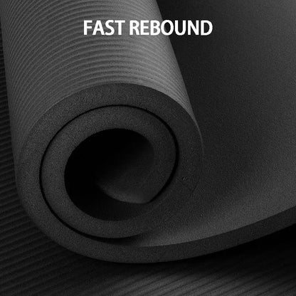 Yoga Mat Anti-skid Sports Fitness Mat Thick NBR Comfort Foam Yoga Matt For Exercise Yoga And Pilates Gymnastics Mat