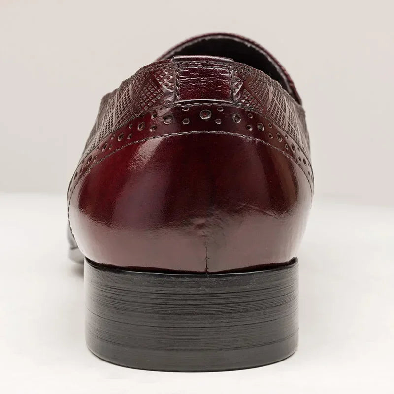 Fashionable Classic Men Formal Shoes Buckle Patent Leather Shoes Small Square Toe Slip-on Formal Party Shoes Men Wedding Shoes