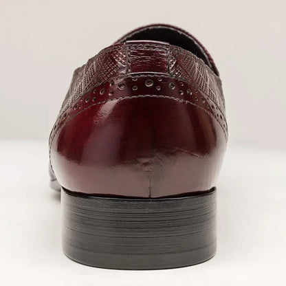 Fashionable Classic Men Formal Shoes Buckle Patent Leather Shoes Small Square Toe Slip-on Formal Party Shoes Men Wedding Shoes