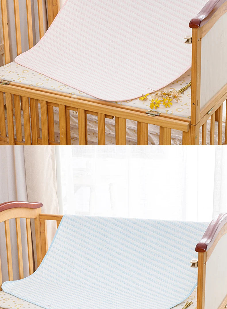 Diaper Changing Pad Changing Mat Covers Washable Waterproof Nappy Newborn Reusable Infant Cotton Urinal Mat Breathable Baby