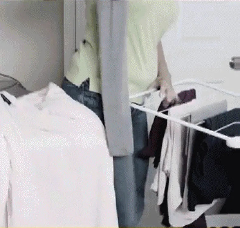 Household Flooring drying rack indoor telescopic pole drying rack Balcony Window Retractable drying rod Fixed Hanging Coat Racks