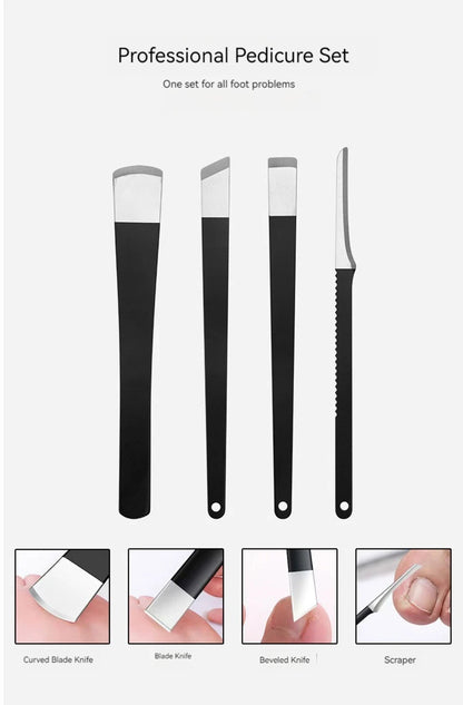 Pedicure Knife Set Of Callus Nail Trimming Tools To Remove Dead Skin Scraper Home Repair Foot Nail Groove Artifacts
