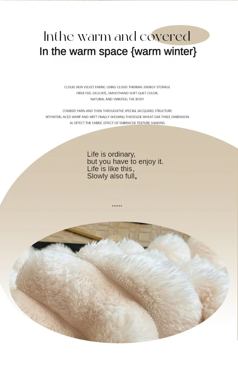 Solid Color Thickened Wide Striped Multifunctional Blanket Can Be Used As Bed Sheet Cover Blanket， Nap Blanket， Pet Blanket