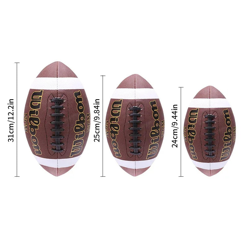 American Football Soccer Rugby Association Football Footy Ball Size 3 6 9 Sports Football Adult Kid Group Training Game Supplies