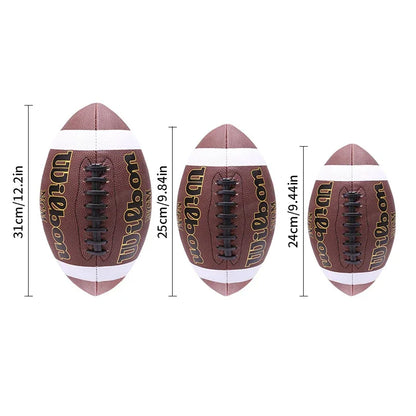 American Football Soccer Rugby Association Football Footy Ball Size 3 6 9 Sports Football Adult Kid Group Training Game Supplies