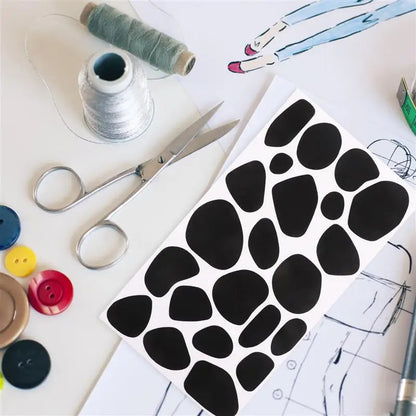 500 Pcs Felt Decorative Stickers Felt Circles Diy Supplies Elastic Bands Felt Gaskets Festival naments Craft Materials Sewing