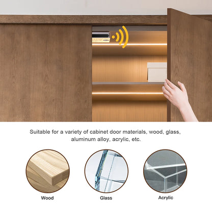 Smart Double Door Proximity Sensor Switch DC 12V-24V LED Light Switch For Wardrobe Cabinet Closet Backlight DIY Control Switch