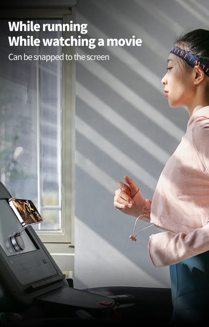 Magnetic Car Mount, Foldable, Strong Suction, Suitable for Phones, iPhone 16, 15, 12, 13, 14, Live Streaming