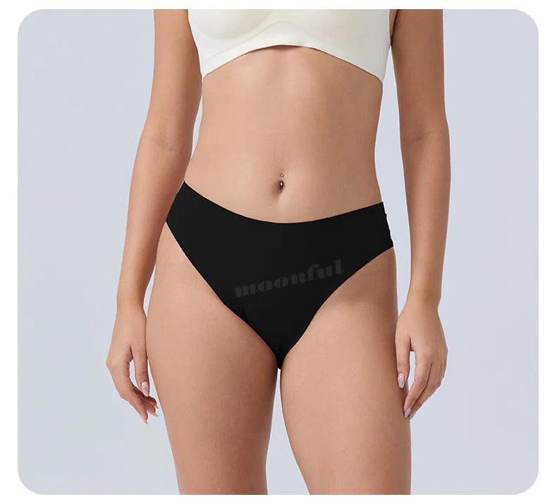 Menstrual Panties Women Leak proof Menstrual Period Underwear Ice Silk Menstruation Panties Menstrual Cycle Absorbent Underwear