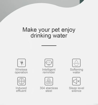 Wow, that's so cool! It's a smart pet water fountain.