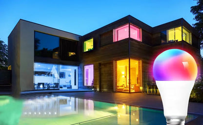 2PCS Led RGB Bulb E27 AC220V 7W 8W 9W Smart Light Bluetooth RGB Lamp Remote Control for Bedroom Room Decoration Party Lights