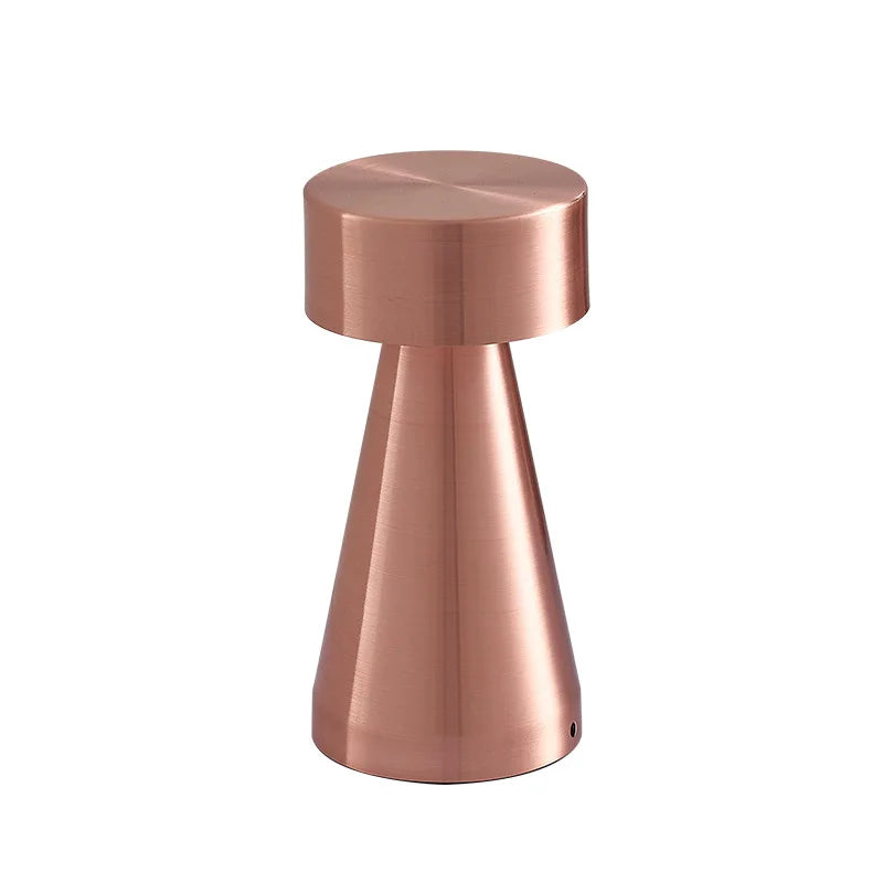 LED Touch Table Lamp Desktop Night Light Rechargeable Cordless Decor Lamp for Restaurant Hotel Bar Bedroom Bedside Light Lamp