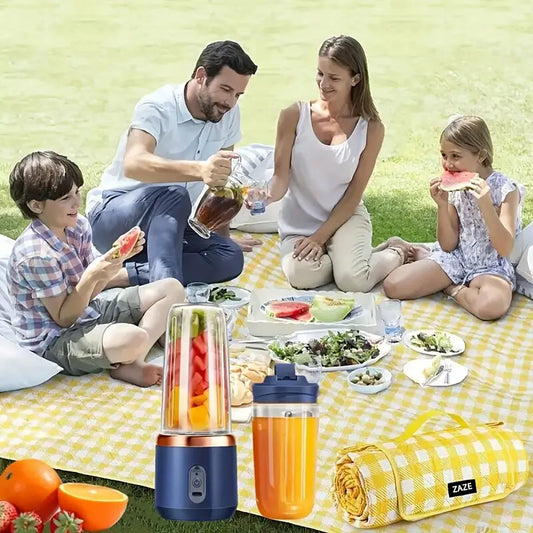 1 compact 2-in-1 portable blender with USB charging - perfect for carrying smoothies and fresh juices on the go, portable smooth