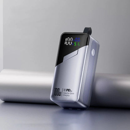 PD100W GaN Power Bank 20000mah/30000mah Build in Line High Definition LED Screen UFCS Phone Laptop Phone Portable Fast Charging
