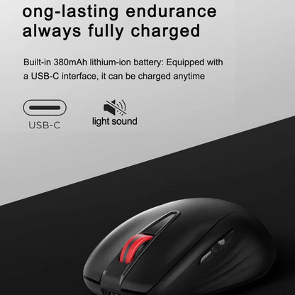 Mouse Lenovo Mouse Black Lenovo Wl200 Pro Rechargeable Light Sound Wireless Mouse