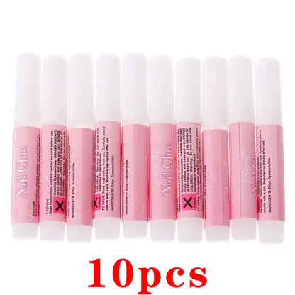1/5/10pcs Super Strong Nail Bond Glue Acrylic Tips & Rhinestone Professional Nail Glue 2g/3g/7g/10g Fast Dry Long Lasting Glue