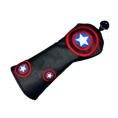 Golf Five-pointed star Pattern Head cover Driver Head Covers Fairway Wood Head Covers Hybrid Head Covers Putter Cover