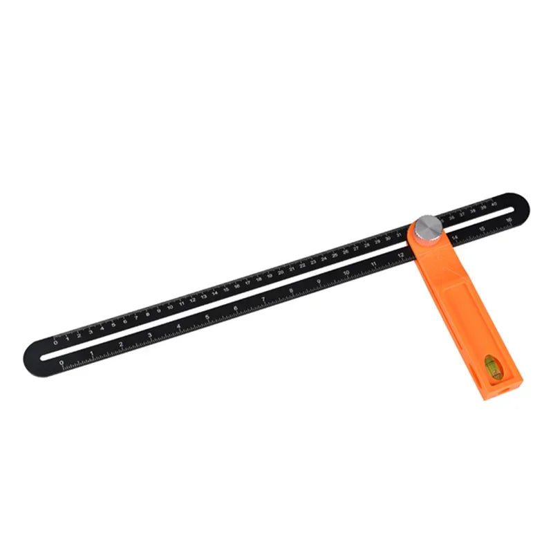 Angle Rulers Gauges Tri Square Sliding T-Bevel With Wooden Handle Level Measuring Tool Woodworking Ruler Gauge Protractor
