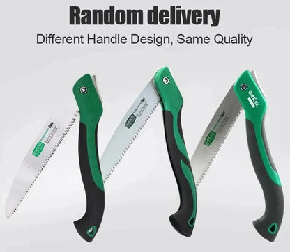 LAOA Quick folding saw, adjustable angle, waist hanging hand saw, woodworking saw, camping saw, hand board garden saw