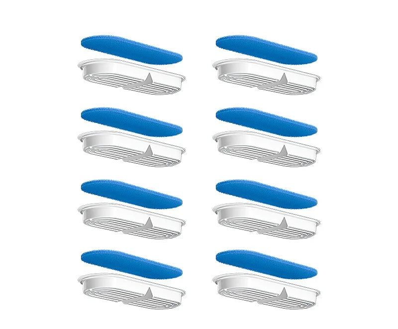 2.2L Water Fountain for Cat Auto Filter Cat Drinker with USB Silent Recirculating Water Dispenser for Cats Pet Water Feeder